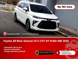 [ LOW KM ] Toyota All New Avanza 1.5 G CVT AT Putih 2022/2023