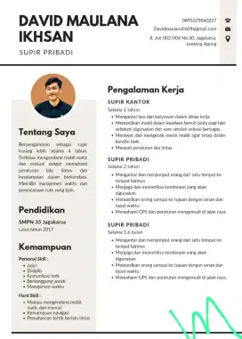 Mencari lowongan driver pribadi