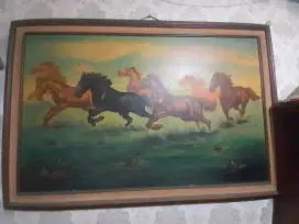 Lukisan bali dan frame nya