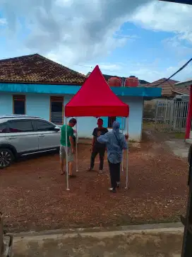 Tenda 1.5 x 1.5 meter ukuran minimalis .Ready stok Palembang. Bisa cod