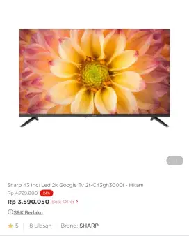 google tv 43 promo bisa cicilan syarat ktp tanpa dp