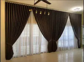 Jual Gorden Jendela Minimalis Tirai Gordyn Blackout Hordeng Custom