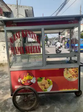 Gerobak bekas jualan