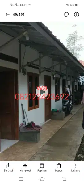 menyewakan kontrakan 3 ruang