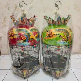 Sangkar Perkutut Kayu Dempul