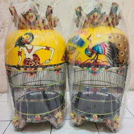 Sangkar Perkutut Bahan Kayu Dempul