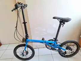 Dijual Sepeda Lipat Element Troy X 10 Speed Edisi Pocari Sweat (Nego)
