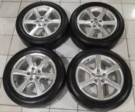 Jual Velg Mobil Second murah HSR Tulehu ring 17 ban Brigestoone