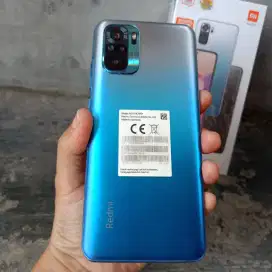Xiaomi Redmi Note 10s Biru 6/64 Mulus Terawat