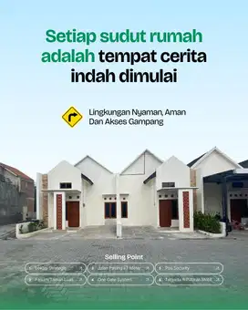 Di jual rumah ready unit di Kartasura Deket UIN solo