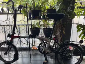 Sepeda lipat pacific pithon, bukan brompton,pikes atau 3sixty