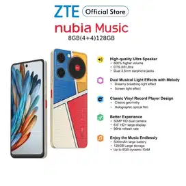 ZTE NUBIA MUSIC (4/128) BARU PROMO