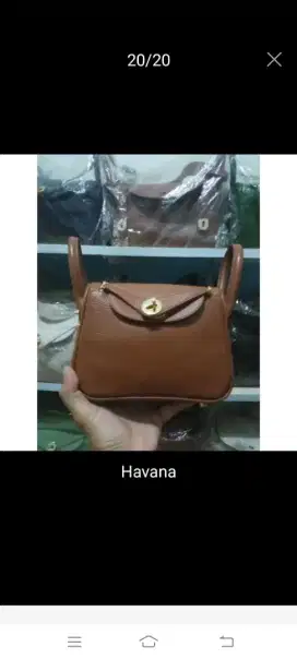 Tas ｋｕｌｉｔ asli warna coklat tua