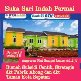 Suka Sari Indah Permai Rumah Subsidi Cantik dkt pabrik Akong