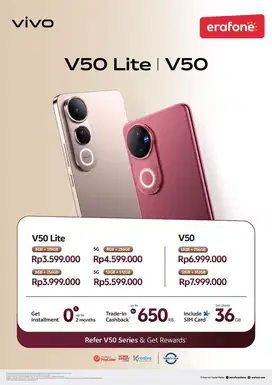 Vivo V50 Series, Cicilan ktp only