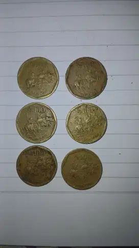 Koin jadul 100 karapan sapi