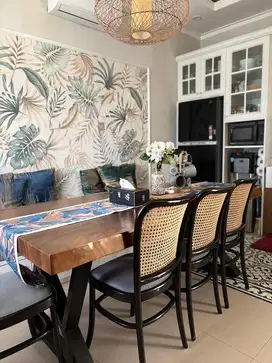 furniture Sofa,Ranjang,Meja Makan set Jati Asli.
