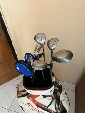 Dijual satu set stick golf&tas