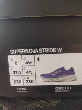 Adidas Supernova Stride - Size 37