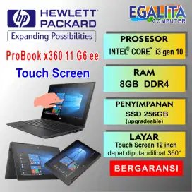 Laptop HP x360 11 G6 (generasi 10)