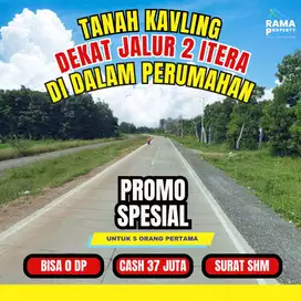TANAH ITERA PROMO 37JUTAN.. Waaw.. Bisa tanpa DP