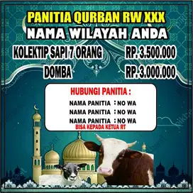 SEPANDUK IDUL ADHA, BISA CUSTOM
