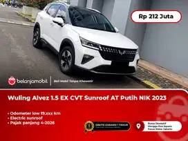 [ LOW KM ] Wuling Alvez 1.5 EX CVT Sunroof AT Putih 2023/2024
