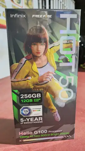 Jual infinix hot 50 6+6/256 warna hitam