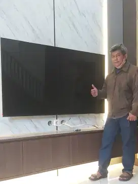 pasang dan jual bracket buat gantungan tv led lcd di tembok kuat kokoh