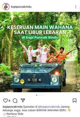 Dijual Tanah 1266 Bantul Jogja View Eksotis 80m dari Kopi Puncak Rindu