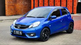 HONDA BRIO E 1.2 AT 2017 BLUE SPORTY