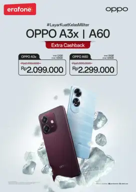 Oppo A3X 6/128 cashback 100k