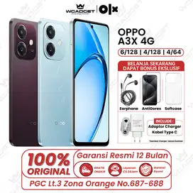 OPPO A3X 6/128 & 4/128 & 4/64 Garansi Resmi 1 Tahun