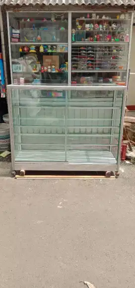 Etalase warung 1.5 meter