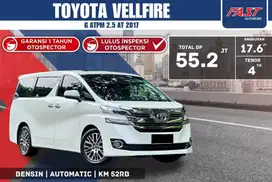 TOYOTA VELLFIRE G ATPM 2017 2.5 AT PILOT SEAT LOW KM.52RB#F3ST