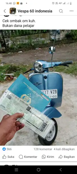 Vespa super 1973 astuti