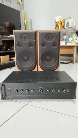 Power Amplifier Rakitan + Speaker