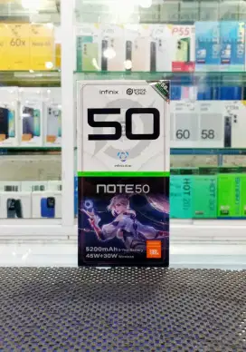 BARU..INFINIX NOTE 50 RAM 8+8/256 SEGEL/GARANSI RESMI.