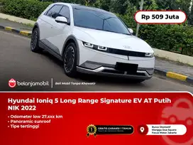 [ LOW KM ] Hyundai Ioniq 5 Long Range Signature EV AT Putih 2022/2023