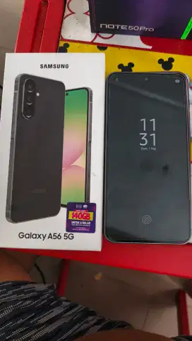 Samsung A56 5G 8/256 Garansi Sein Awesome Graphite Mulus