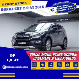 [Low Dp] Honda CRV 2.0 SUV AT 2016 Hitam