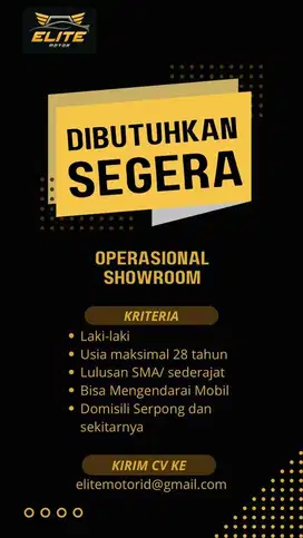 LOWONGAN KERJA BSD SERPONG