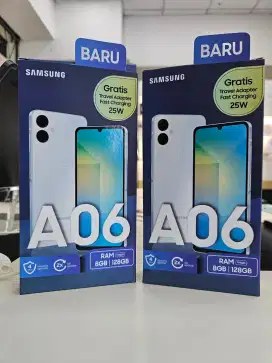 Samsung A06 128GB (NEW SEGEL RESMI) COD FREE ONGKIR & Kredit Tanpa DP