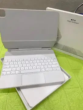 magic keyboard ipad pro 12.9inci gen 3/4/5 white fullset