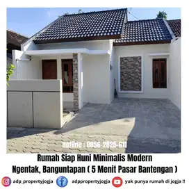 RUMAH MURAH SIAP HUNI MINIMALIS MODERN DI NGENTAK BANGUNTAPAN BANTUL