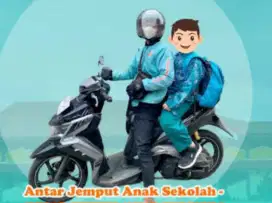 Jasa Antar Jemput Anak Sekolah Pakai Motor