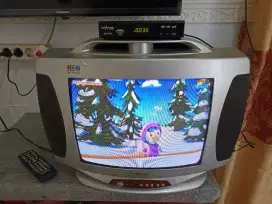 Di Jual TV Tabung Polytron (14) + Set Top Box