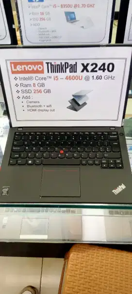 Laptop Lenovo Thinkpad X240 intel core i5 ram 8gb ssd 256gb