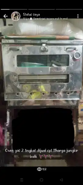 Oven gas 2 tingkat