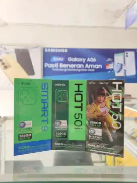 infinix smart 9 4+4/128Gb new melayani COD dan kredit Dp 0%